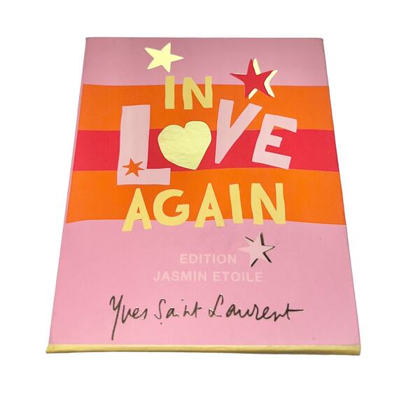 M VTG YSL Yves Saint Laurent In Love Again Gold Heart Logo Charm Ribbon Bracelet - Picture 15 of 16